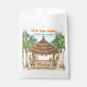 Tiki Luau   Tropical Beach Favour Bag