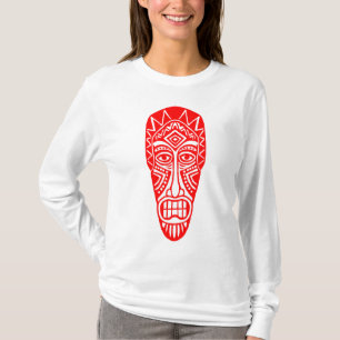 Tiki Mask II - Red T-Shirt