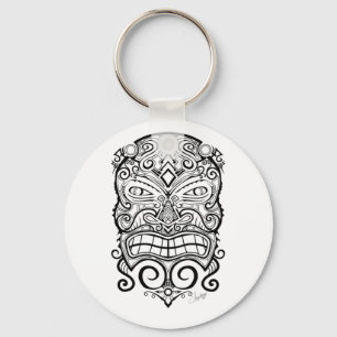 Tiki Mask Keychain