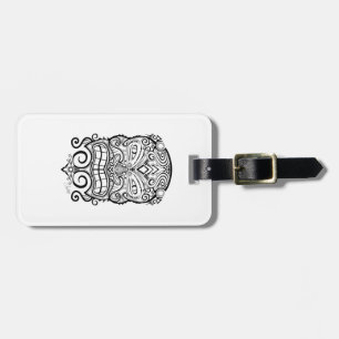 Tiki Mask Luggage Tag