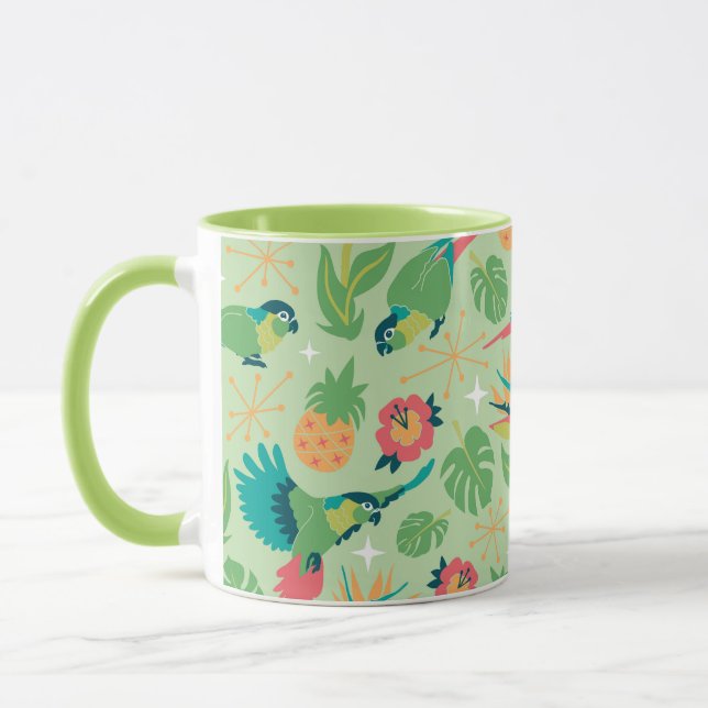 Tiki Parrot Mug (Left)