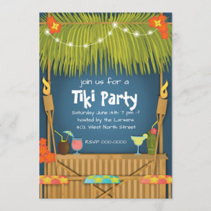 Tiki Party Invitation