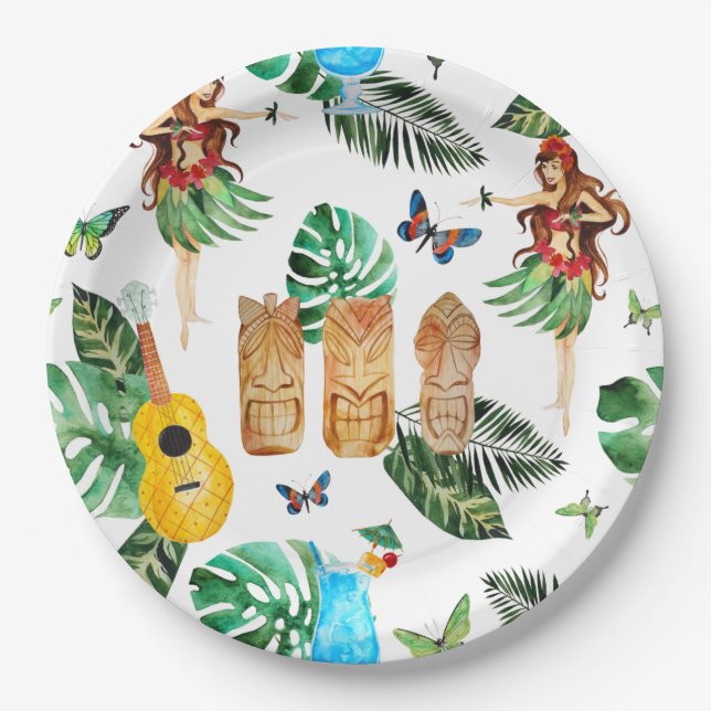 Tiki Party Plates (Front)