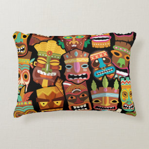 TIKI Pattern 5 Accent Pillow