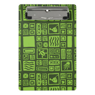 Tiki Pattern Mini Clipboard
