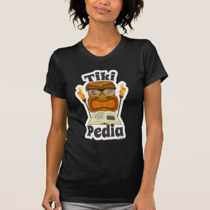 Tiki-pedia Encyclopedia Fun Tropical Mid-Century T-Shirt
