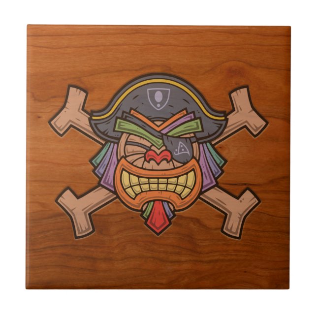 Tiki Pirate 813 Tile (Front)
