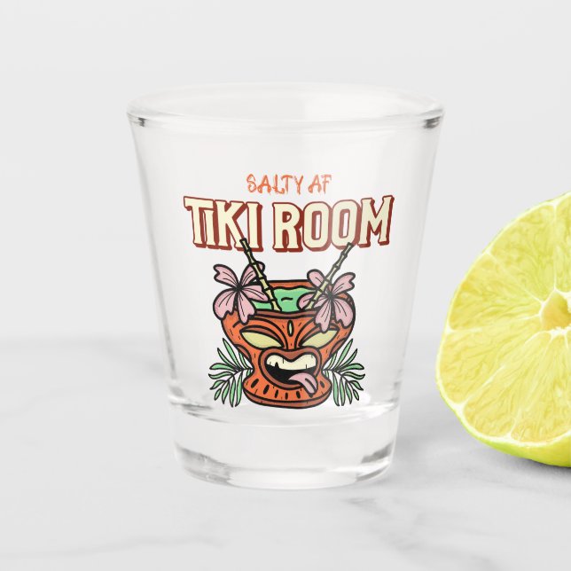 Tiki Room by Salty AF Shot Glass (Front)