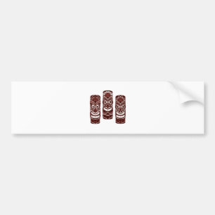 Tiki Time Bumper Sticker