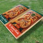 Tiki Time Cool Fun Rustic Tropical Retro Vintage Cornhole Set<br><div class="desc">Somewhere in the world it’s always “tiki time” and you know what that means. Surround yourself with good vibes whenever you play this cute, fun, cool, fierce, retro Hawaiian rustic wooden tiki face photo cornhole set. Personalize with your names and date. Makes a cool and kitschy statement. Great for family...</div>