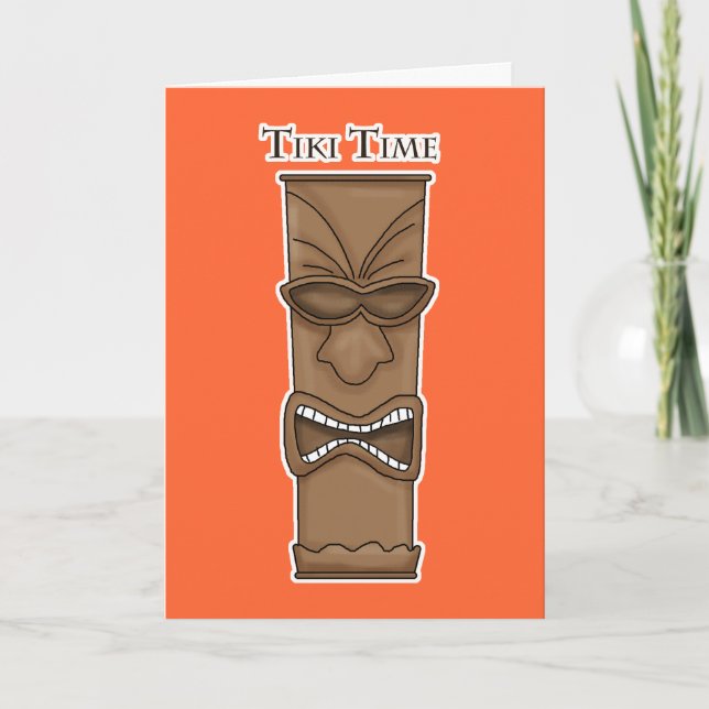 Tiki Time Invitation (Front)