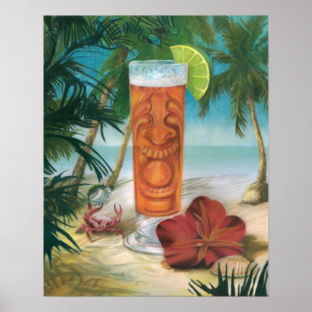 Tiki Time Poster (Front)