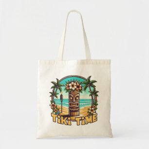 Tiki Time – Tropical Island Escape Tote Bag