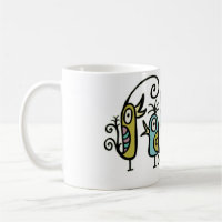 Tiki tOny Flock of Chirp Chirps mug