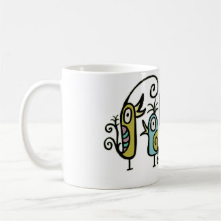 Tiki tOny Flock of Chirp Chirps mug