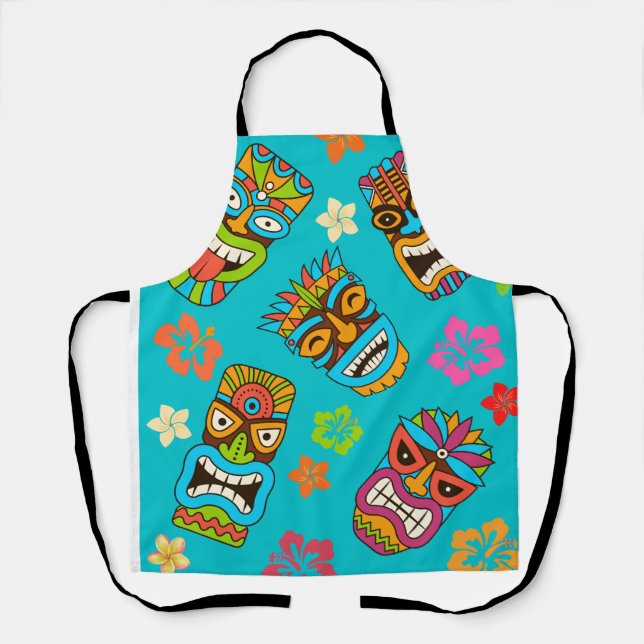 Tiki Totem Face Apron (Front)