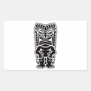 tiki totem sticker