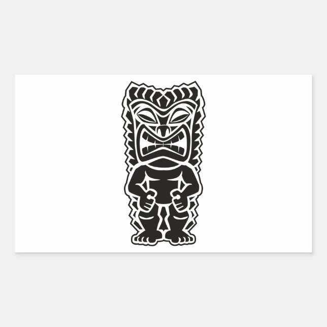 tiki totem sticker (Front)