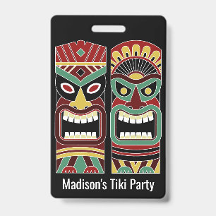 Tiki Totems custom text badges