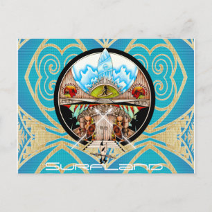 Tiki Village Postcard