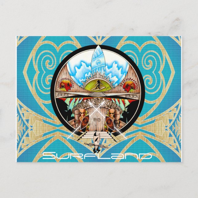 Tiki Village Postcard (Front)