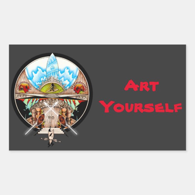 Tiki Village Sticker (Front)