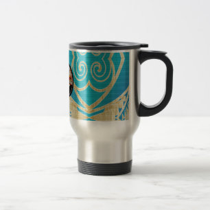 Tiki Village Travel Mug