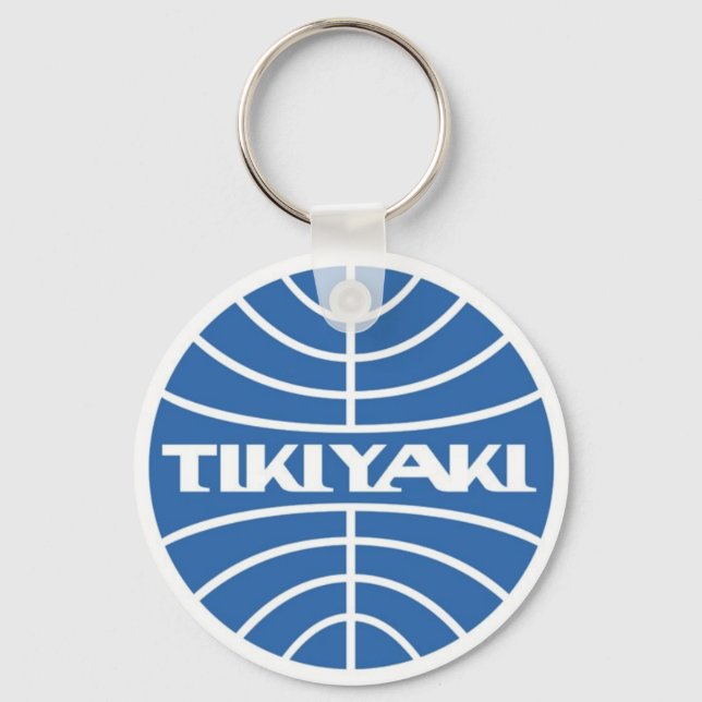 Tikiyaki Airways Keychain (Front)