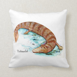 Tiktaalik Throw Pillow