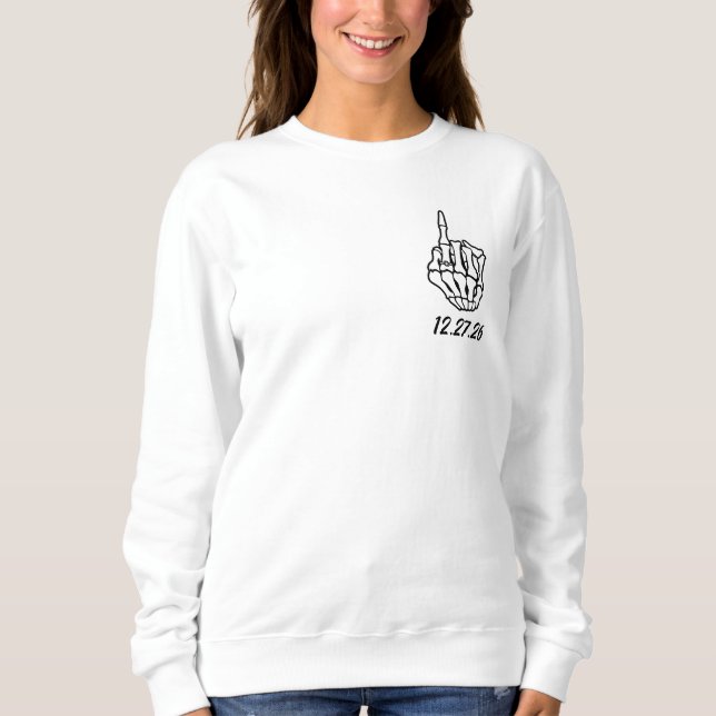 Til' Death Bride Shirt, Engaged Gothic Sweater, En Sweatshirt (Front)
