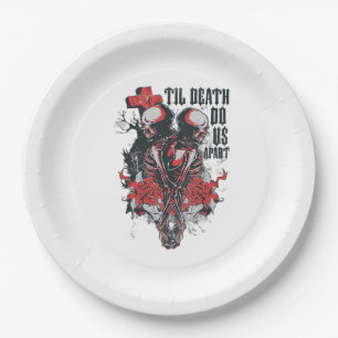 Til Death Do Us Apart Paper Plate