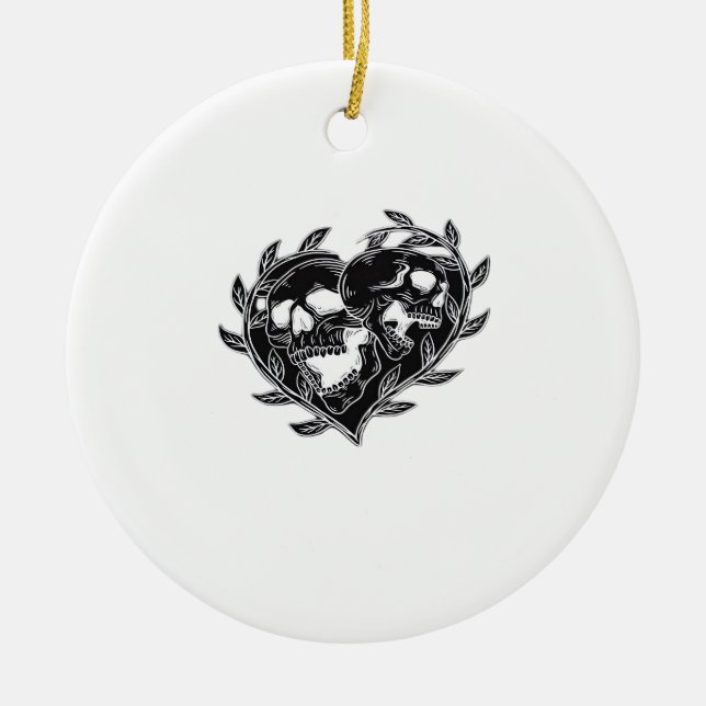 Til Death Do Us Classic Ceramic Ornament (Front)