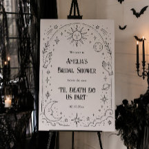 Til Death Do Us Part Bridal Shower Welcome 