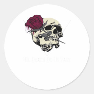 Til Death Do Us Part Classic Round Sticker