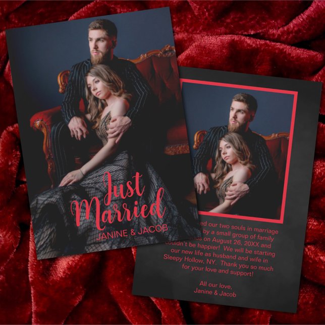 Til Death Do Us Part Dark Goth Wedding Announcement (Creator Uploaded)