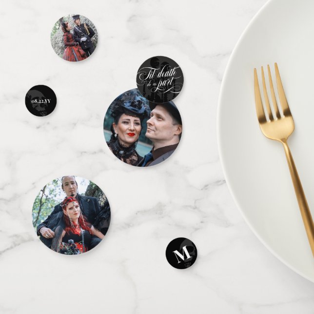 Til Death Do Us Part Goth Photos Wedding Confetti (Group)