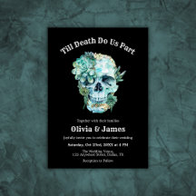 Til Death Do Us Part Gothic Halloween Wedding