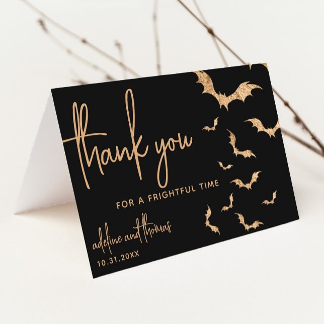 Til Death Do Us Part Gothic Wedding Thank You Card (Creator Uploaded)
