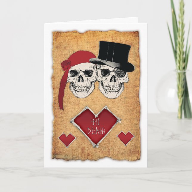 'til death do us part holiday card (Front)