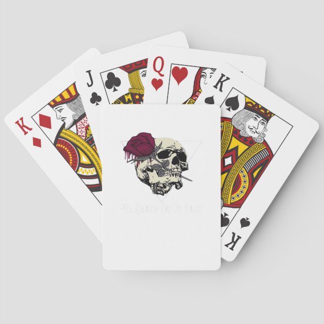 Til Death Do Us Part Playing Cards (Back)