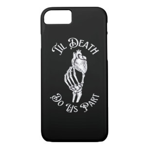 Til Death Do Us Part Skeleton Hand Holding Anatomi Case-Mate iPhone Case