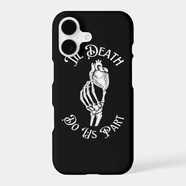 Til Death Do Us Part Skeleton Heart Artistic (Back)