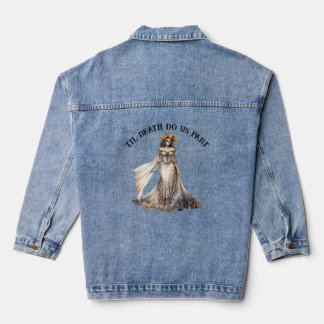 Til Death Do Us Part Wedding Denim Jacket