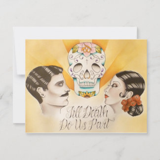 "Til Death Do Us Part" Wedding Invitation