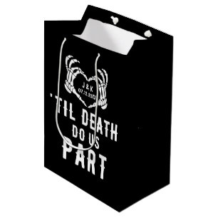 Til Death Do Us Part Wedding Supplies Guest Medium Gift Bag
