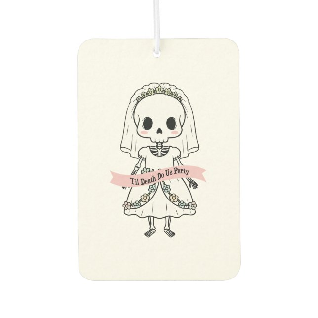 Til Death Do Us Party Halloween Air Freshener (Front)