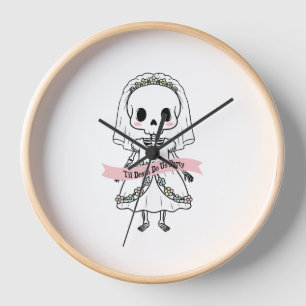 Til Death Do Us Party Halloween Clock
