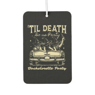 Til Death Do Us Party Halloween D Yellow Air Freshener