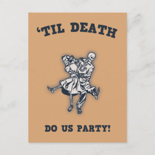 'Til Death Do Us Postcard