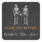 Til Death Halloween Skeleton Orange Black Wedding